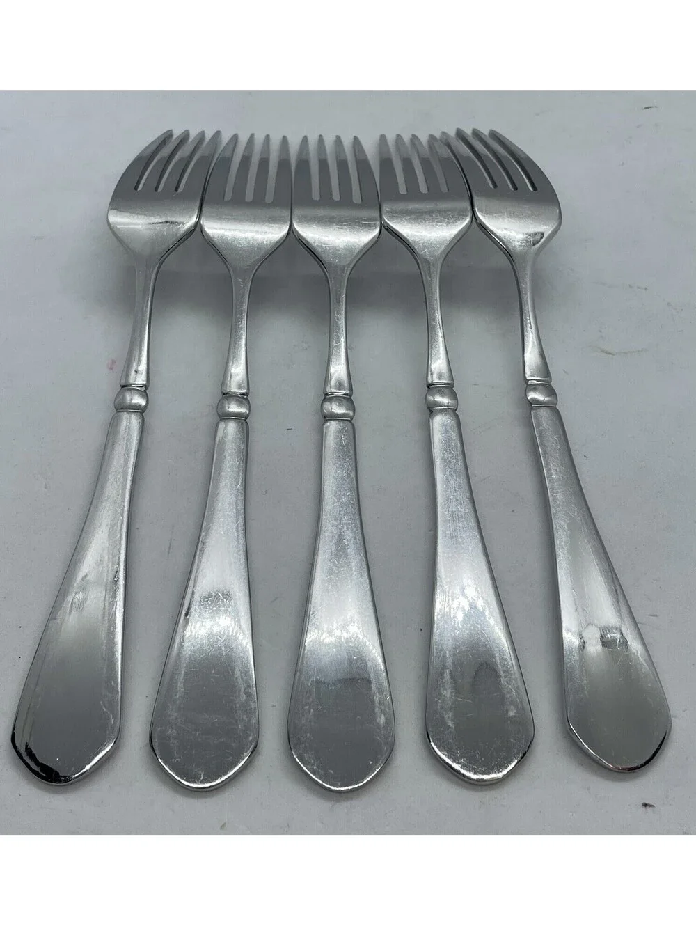 (5) Mikasa FRENCH COUNTRYSIDE Stainless Dinner Fork Lot  ~ 7 7/8”